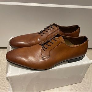 Aldo Brown Leather Oxford Dress Shoe - Size US 12 (Gently Worn)